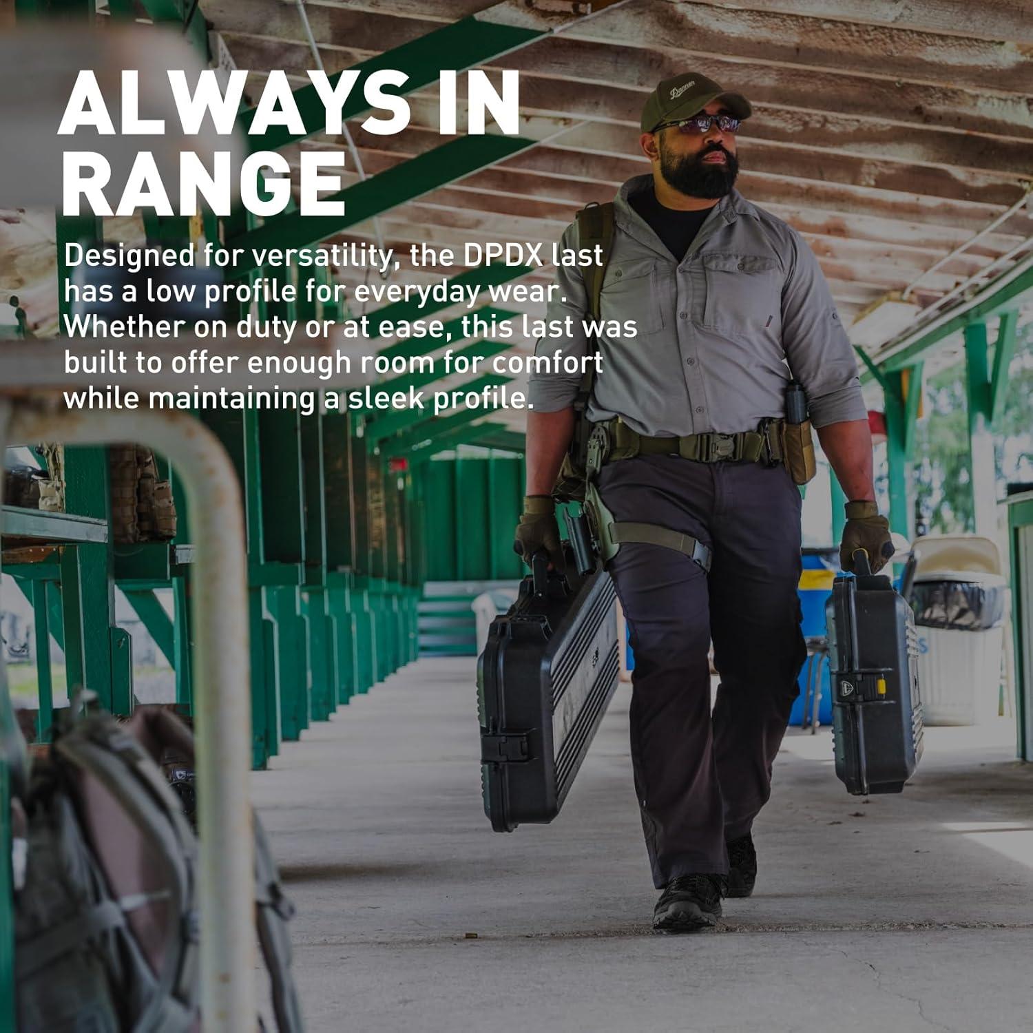 imageDanner FullBore 45 Waterproof Black Tactical Boots for Men FullGrain Leather ampamp Mesh with ShockAbsorbing Midsole ampamp SlipResistant OutsoleBlack