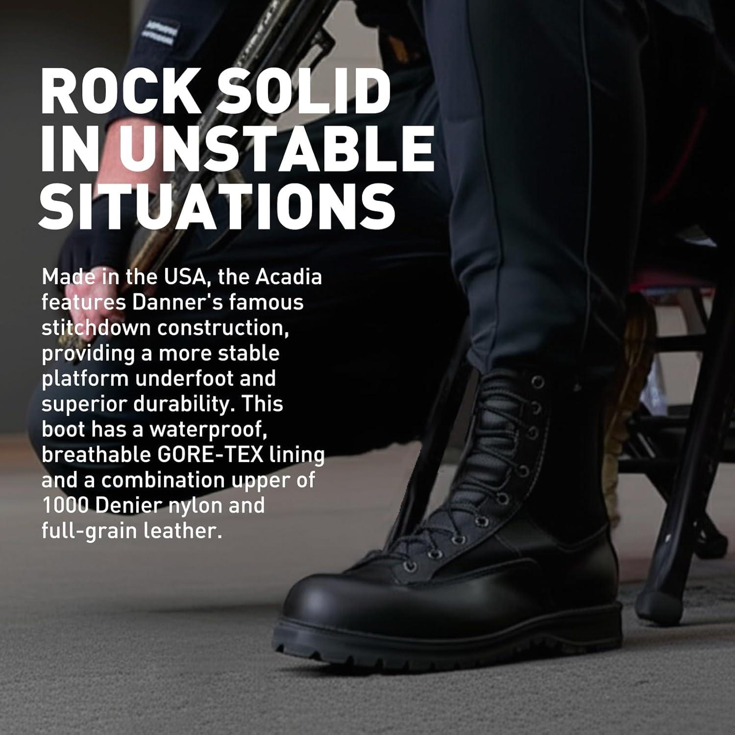 imageDanner Mens Acadia 8quot BootBlack