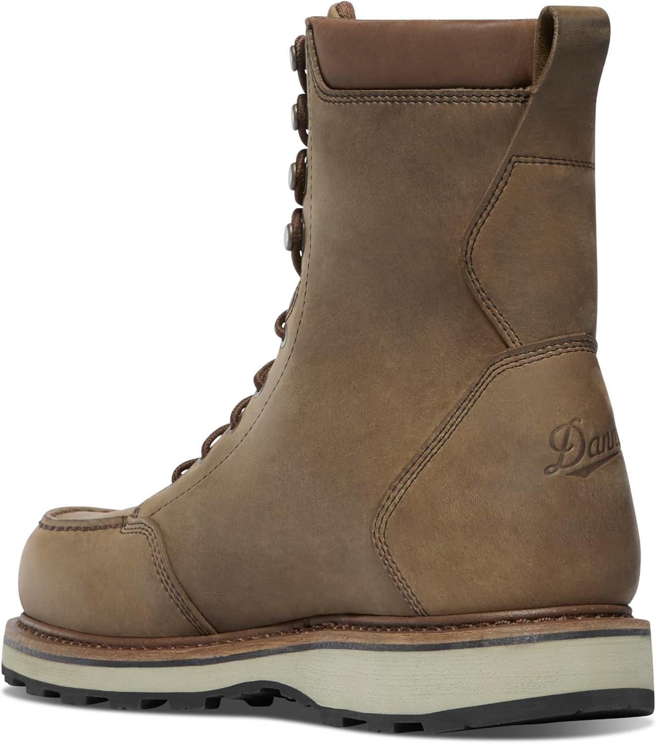 imageDanner Mens Cedar River Moc Toe Hunter 8quot Hunting BootTimberwolf