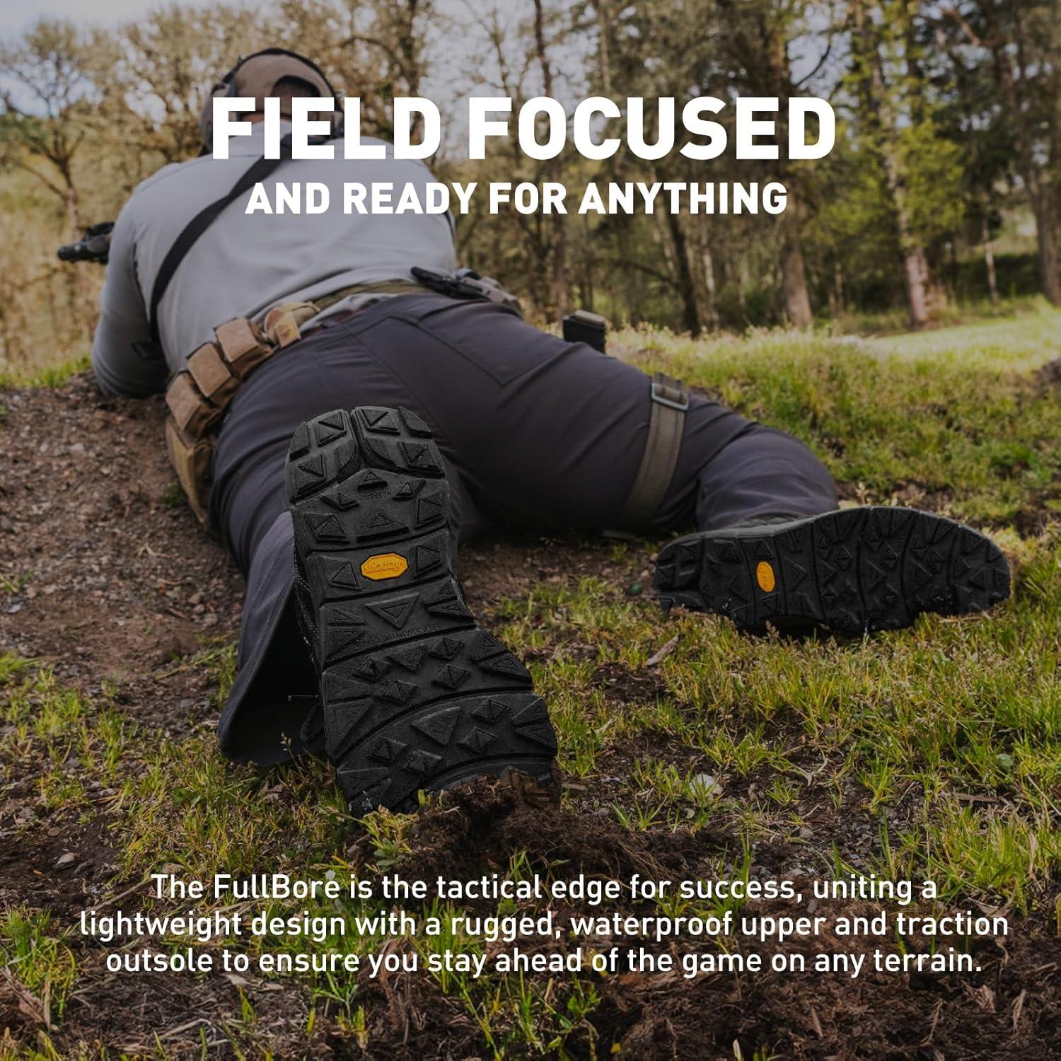 imageDanner Mens Fullbore 45quot Military and Tactical Boots for Men Lightweight Hot Weather Upper with Vibram Midsole and SlipResistant Traction OutsoleCoyote