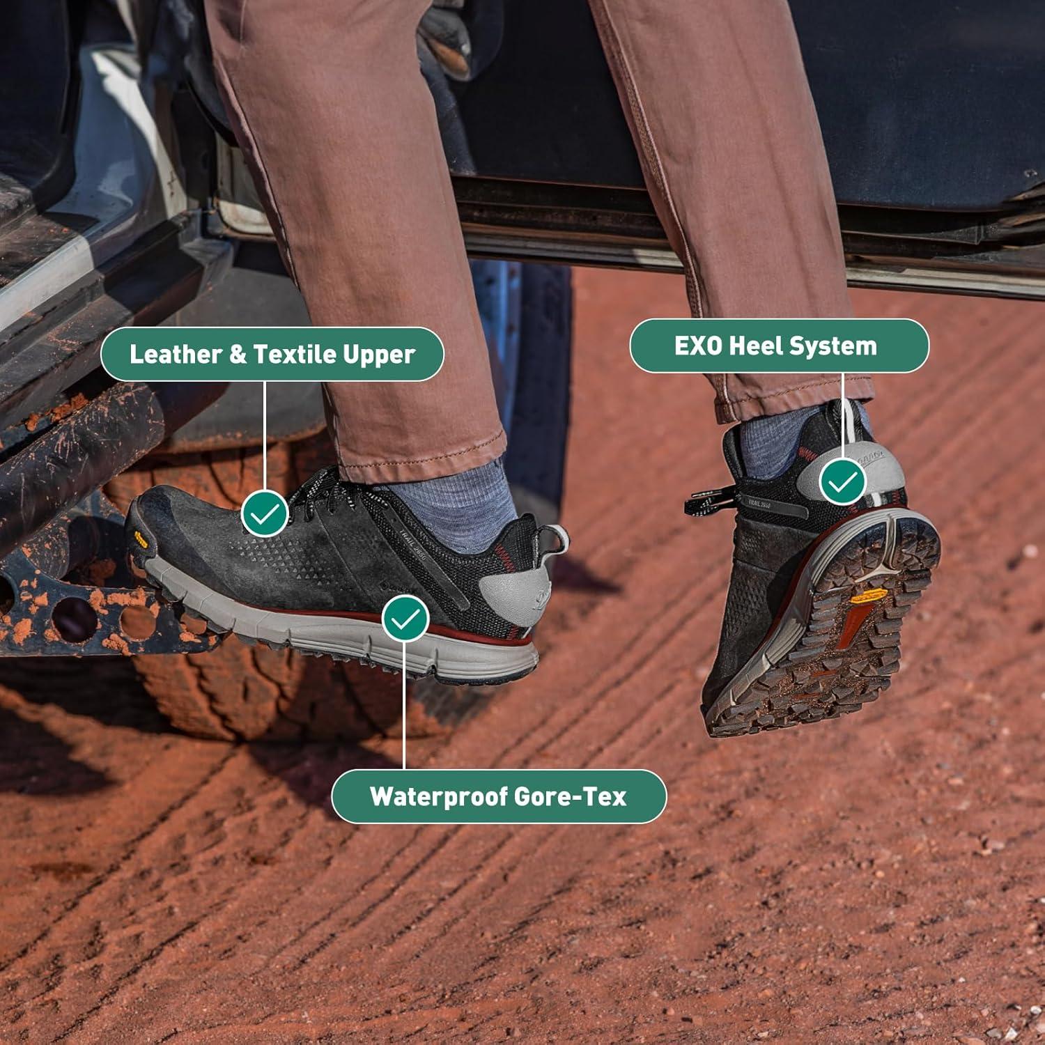 imageDanner Mens Hiking ShoesKangaroo BrownStormy Weather