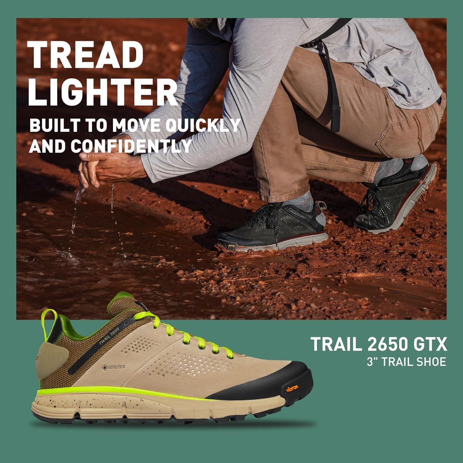 imageDanner Mens Hiking ShoesTanMeadow Greens