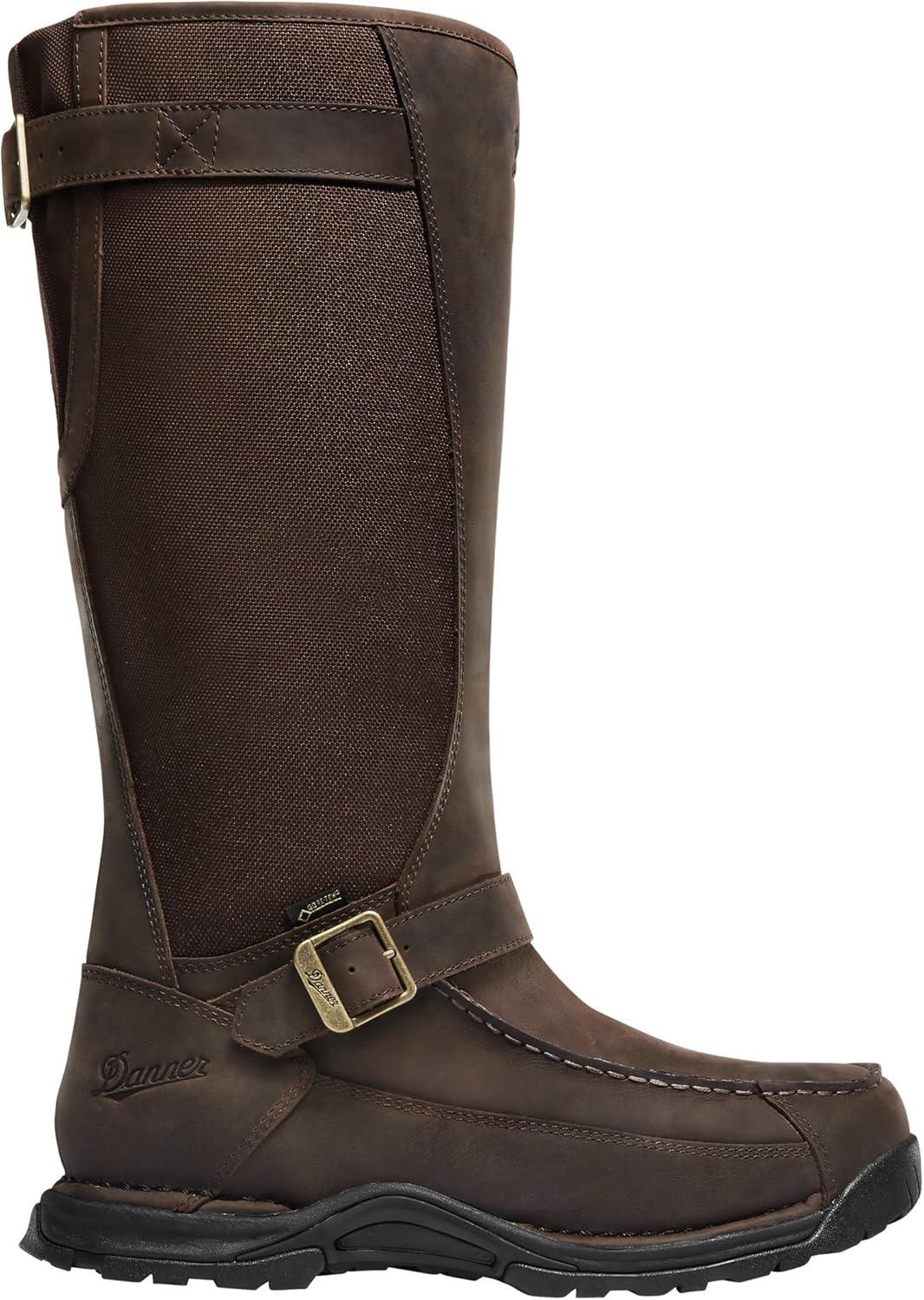 imageDanner Mens Sharptail 17quot GoreTex Hunting Snake BootDark Brown