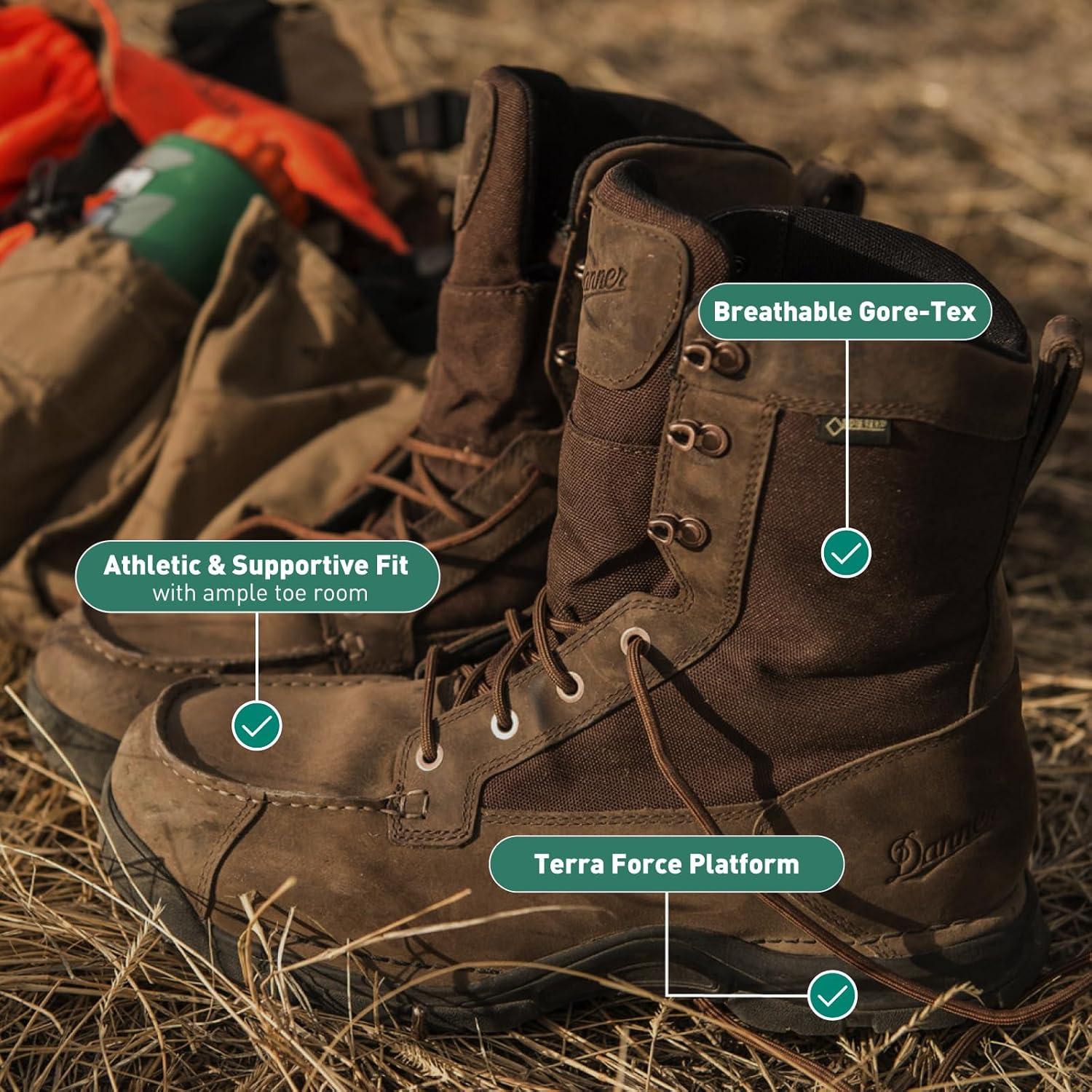 imageDanner Mens Sharptail Hunting ShoesDark Brown