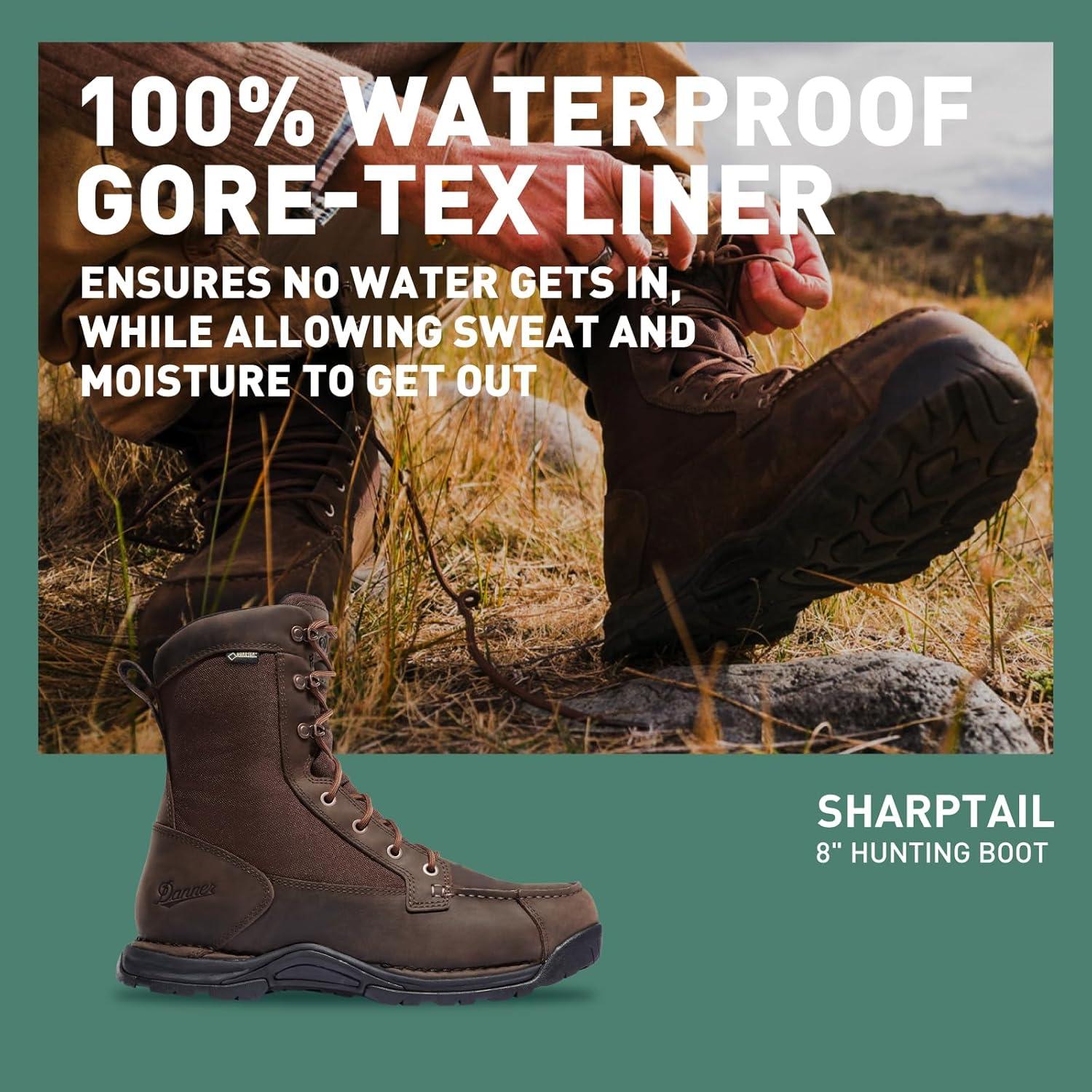 imageDanner Mens Sharptail Hunting ShoesDark Brown