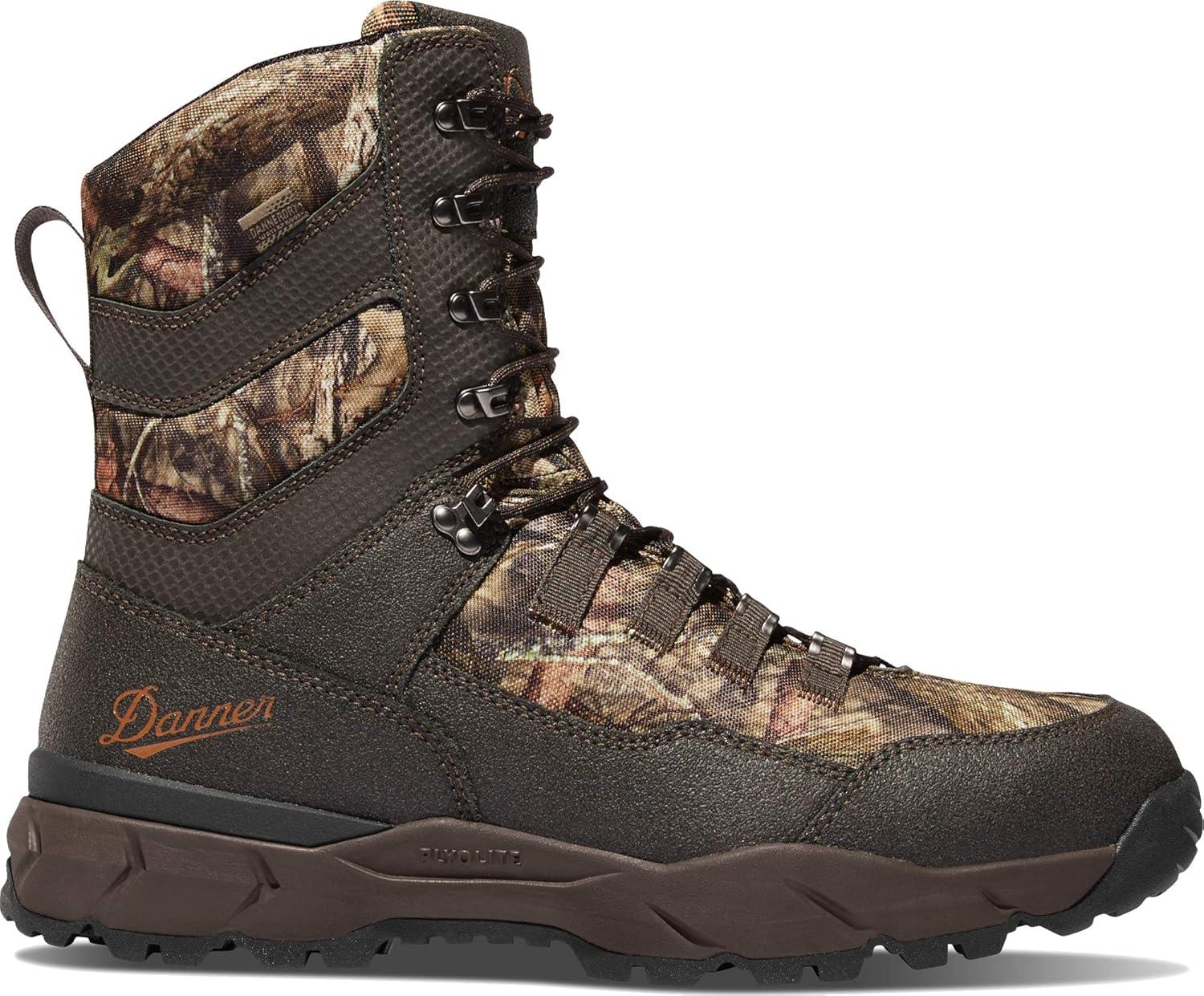 imageDanner Mens Vital 8quot Waterproof 1200G Hunting ShoeMossy Oak Breakup Country