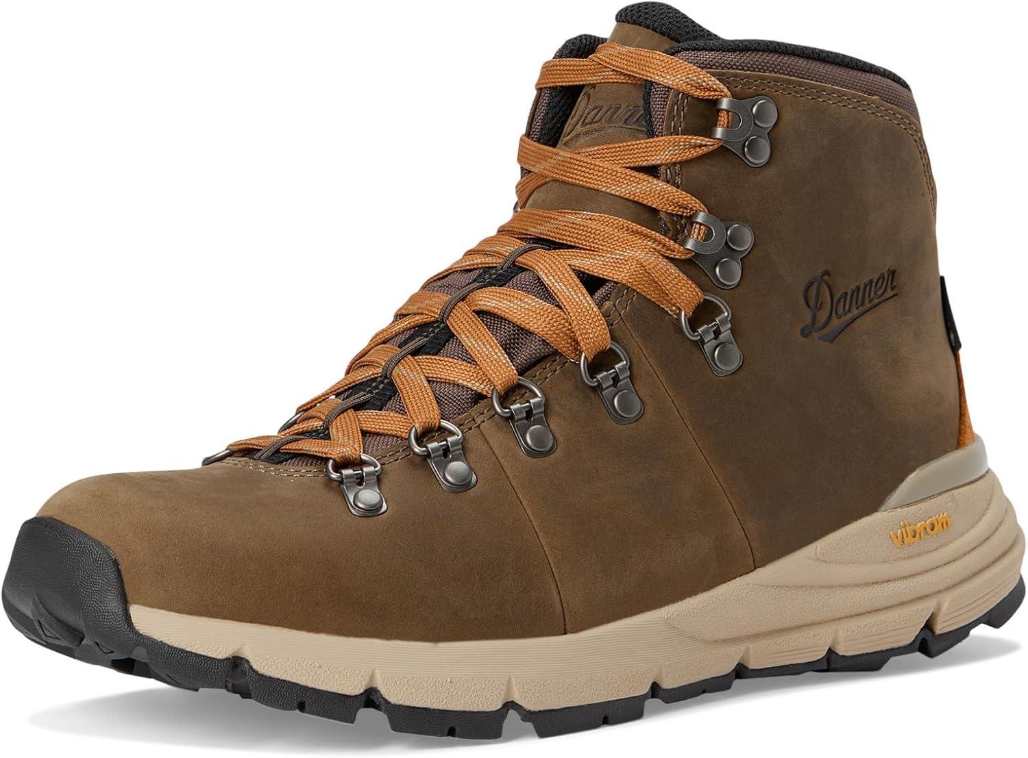 imageDanner Mountain 600 Hiking Boots for Women Waterproof Durable Suede Upper Breathable Lining TripleDensity Footbed ampamp Vibram Traction OutsoleChocolate ChipRoasted Pecan New