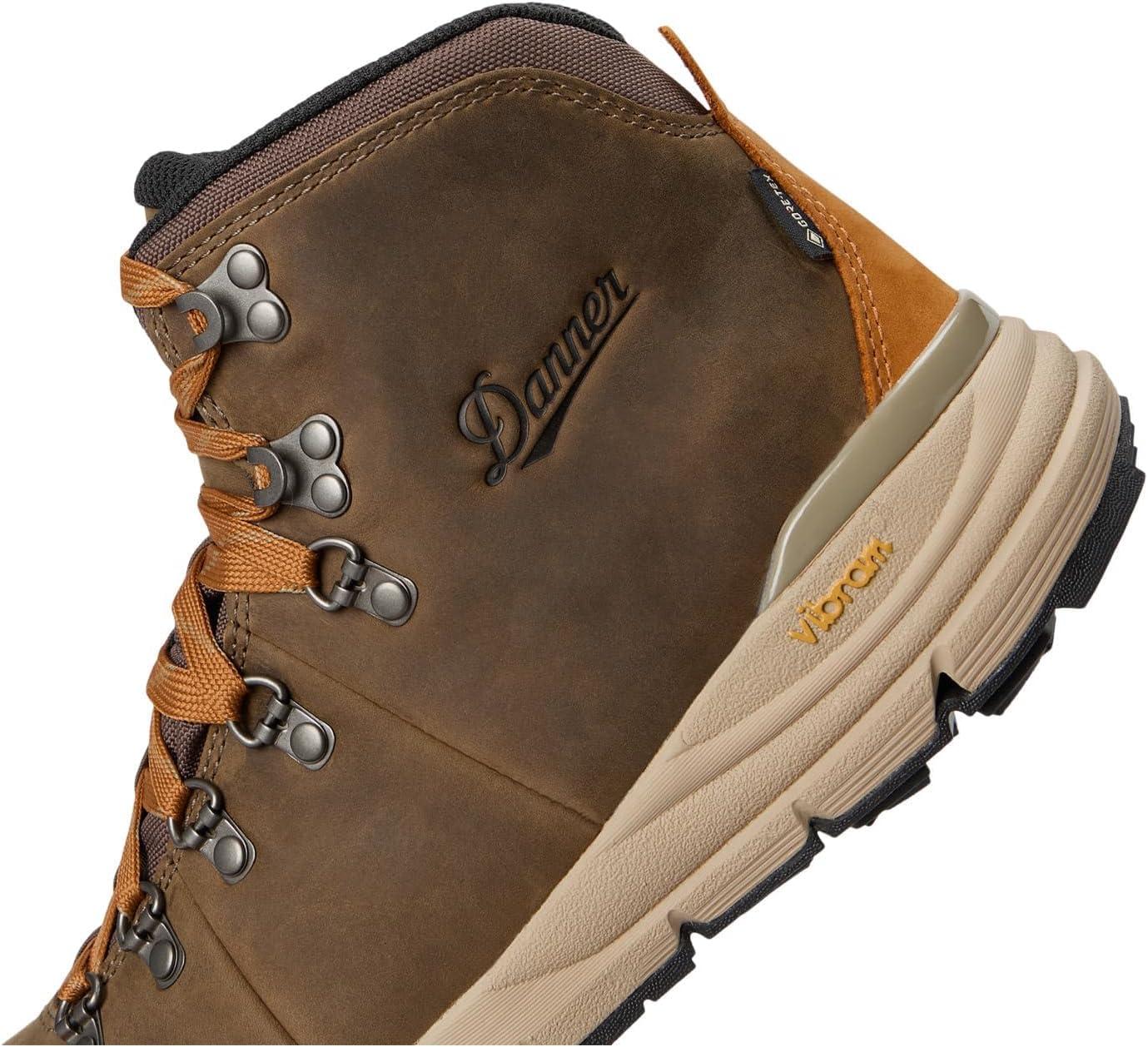 imageDanner Mountain 600 Hiking Boots for Women Waterproof Durable Suede Upper Breathable Lining TripleDensity Footbed ampamp Vibram Traction OutsoleChocolate ChipRoasted Pecan New