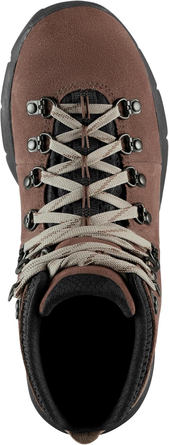 imageDanner Mountain 600 Hiking Boots for Women Waterproof Durable Suede Upper Breathable Lining TripleDensity Footbed ampamp Vibram Traction OutsoleDark EarthChocolate Chip