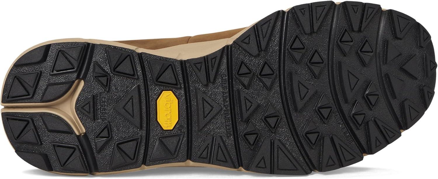 imageDanner Mountain 600 Waterproof Hiking Boots for Men Lightweight Durable Upper with Breathable Lining ShockAbsorbing Footbed ampamp Traction OutsoleGrizzly BrownRhodo Red New