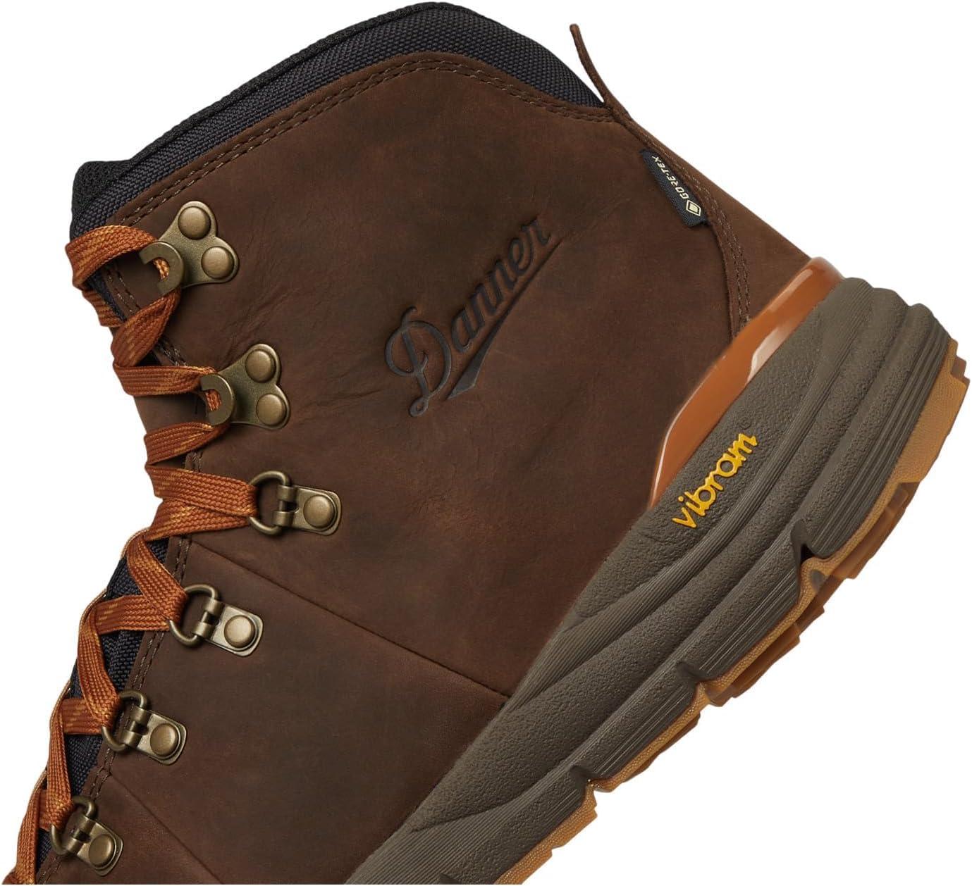 imageDanner Mountain 600 Waterproof Hiking Boots for Men Lightweight Durable Upper with Breathable Lining ShockAbsorbing Footbed ampamp Traction OutsoleLoam BrownGlazed Ginger New