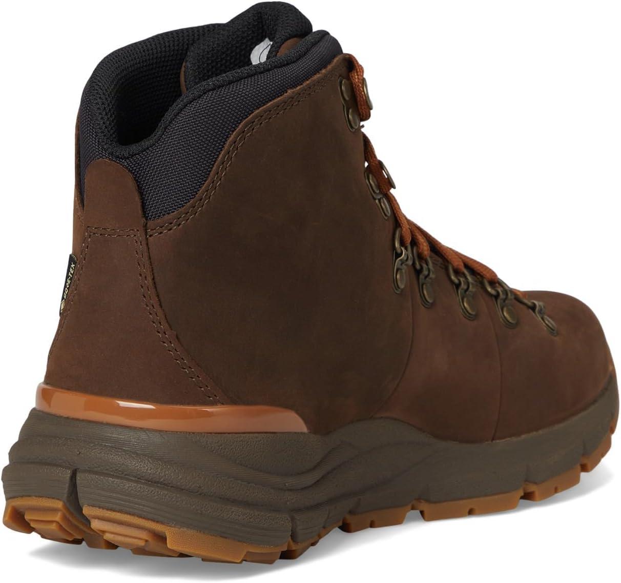 imageDanner Mountain 600 Waterproof Hiking Boots for Men Lightweight Durable Upper with Breathable Lining ShockAbsorbing Footbed ampamp Traction OutsoleLoam BrownGlazed Ginger New