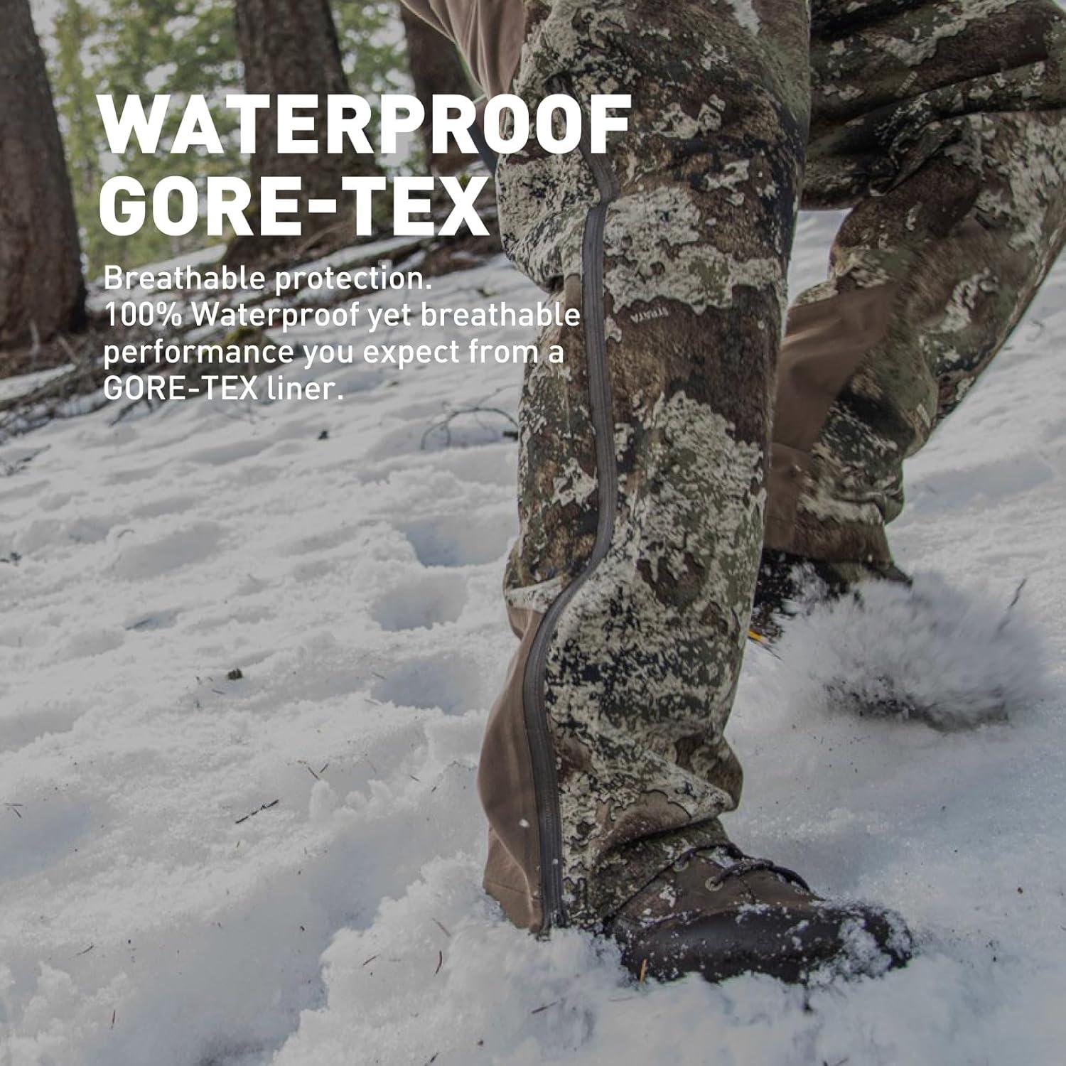 imageDanner Pronghorn 8quot 800G Mens Hunting Boots Leather Insulated GoreTex Waterproof LightweightMossy Oak Breakup Country