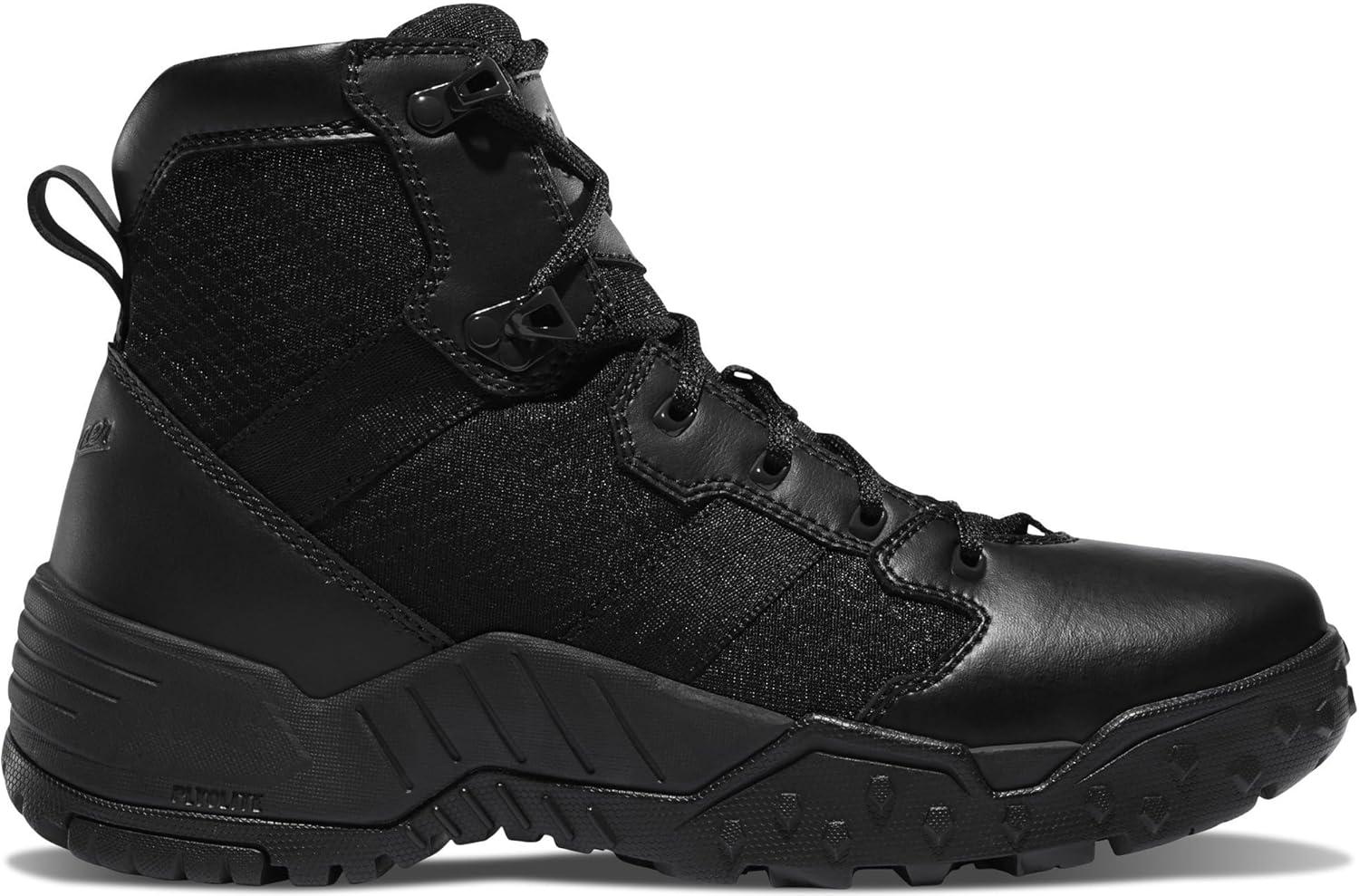 imageDanner Scorch 6 SideZip Tactical Boots for Men Breathable Lightweight Leather and Textile with ShockAbsorbing Midsole and Traction OutsoleBlack
