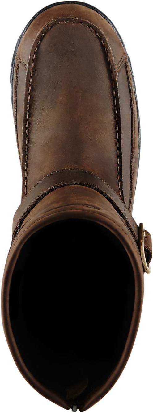 imageDanner Sharptail 10 RearZip Hunting ampamp Upland Hiking Boots for Men Waterproof FullGrain Leather ampamp 900D Nylon with GoreTex ampamp Traction OutsoleDark Brown