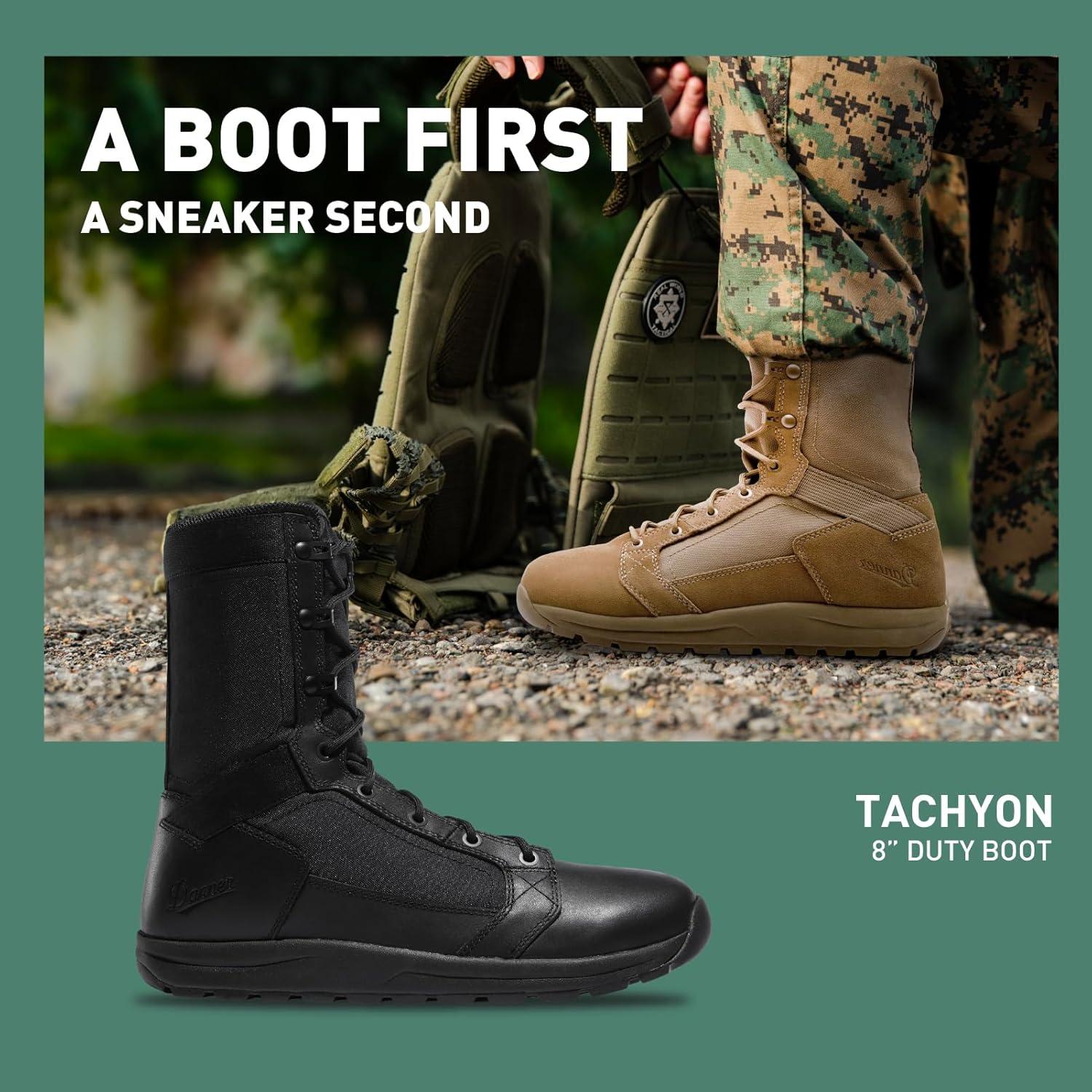 imageDanner Tachyon 8quot BootPolishable Black Hot