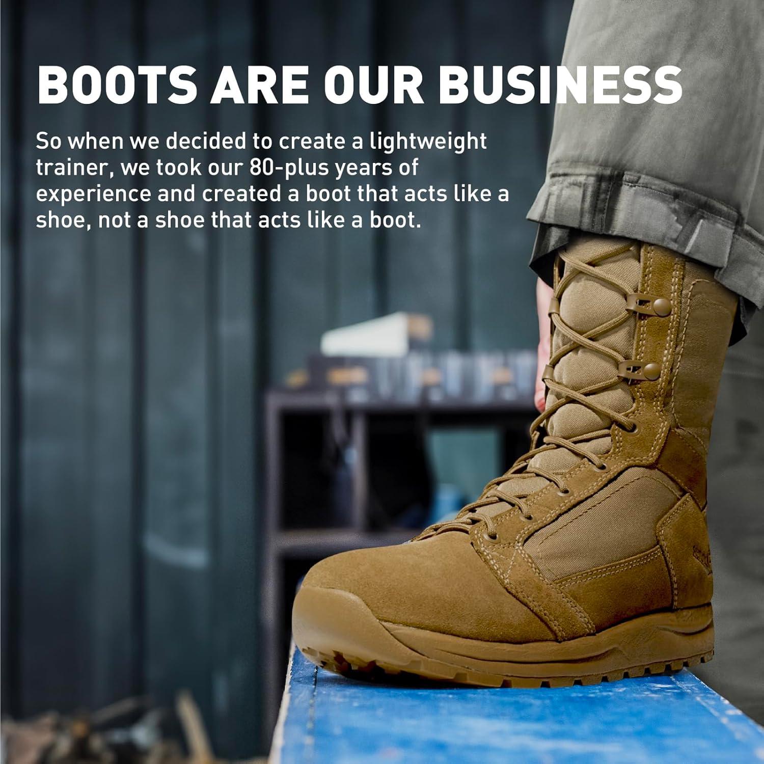 imageDanner Tachyon 8quot BootPolishable Black Hot