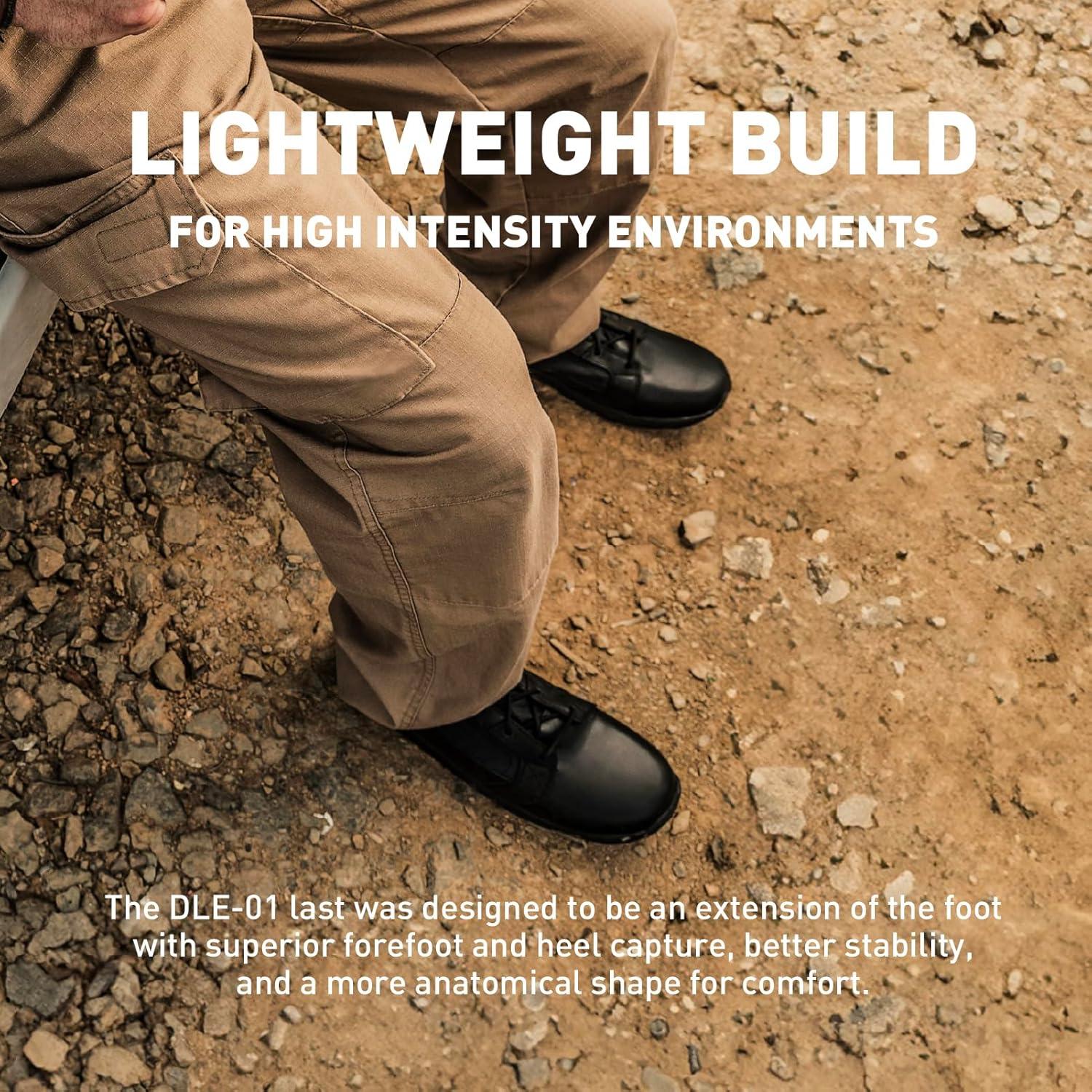 imageDanner Tachyon GoreTex 8quot Tactical Boots for Men Waterproof FullGrain Leather ampamp 500D Nylon with Speed Lace Comfort Footbed and Non Slip Traction OutsoleBlack Full Grain