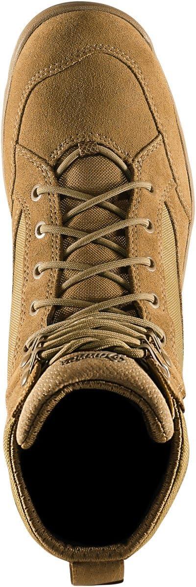imageDanner Tanicus Waterproof Military Boots for Men Made with RoughOut Leather and 1000D Nylon with SlipResistant OutsoleCoyote