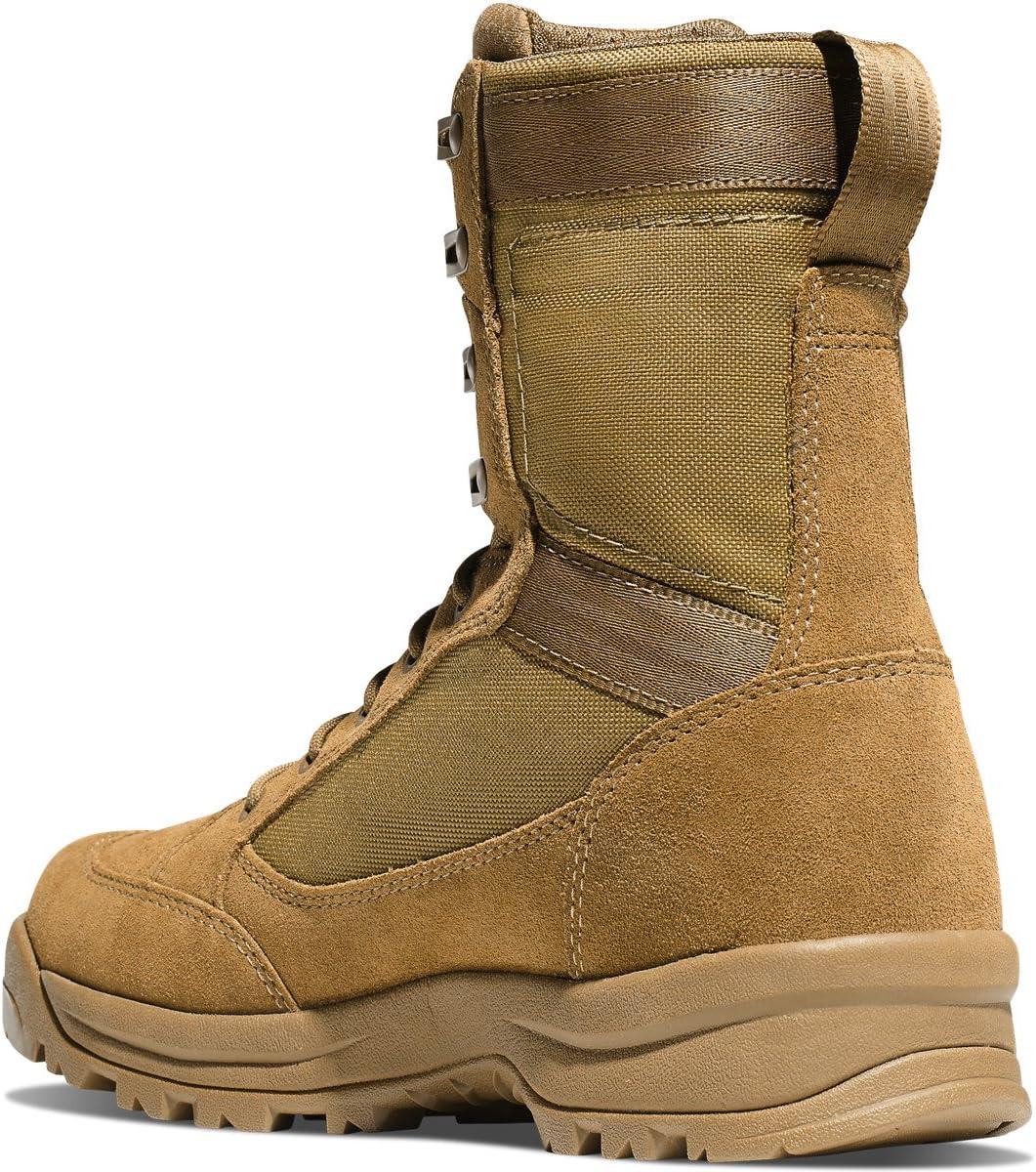 imageDanner Tanicus Waterproof Military Boots for Men Made with RoughOut Leather and 1000D Nylon with SlipResistant OutsoleCoyote