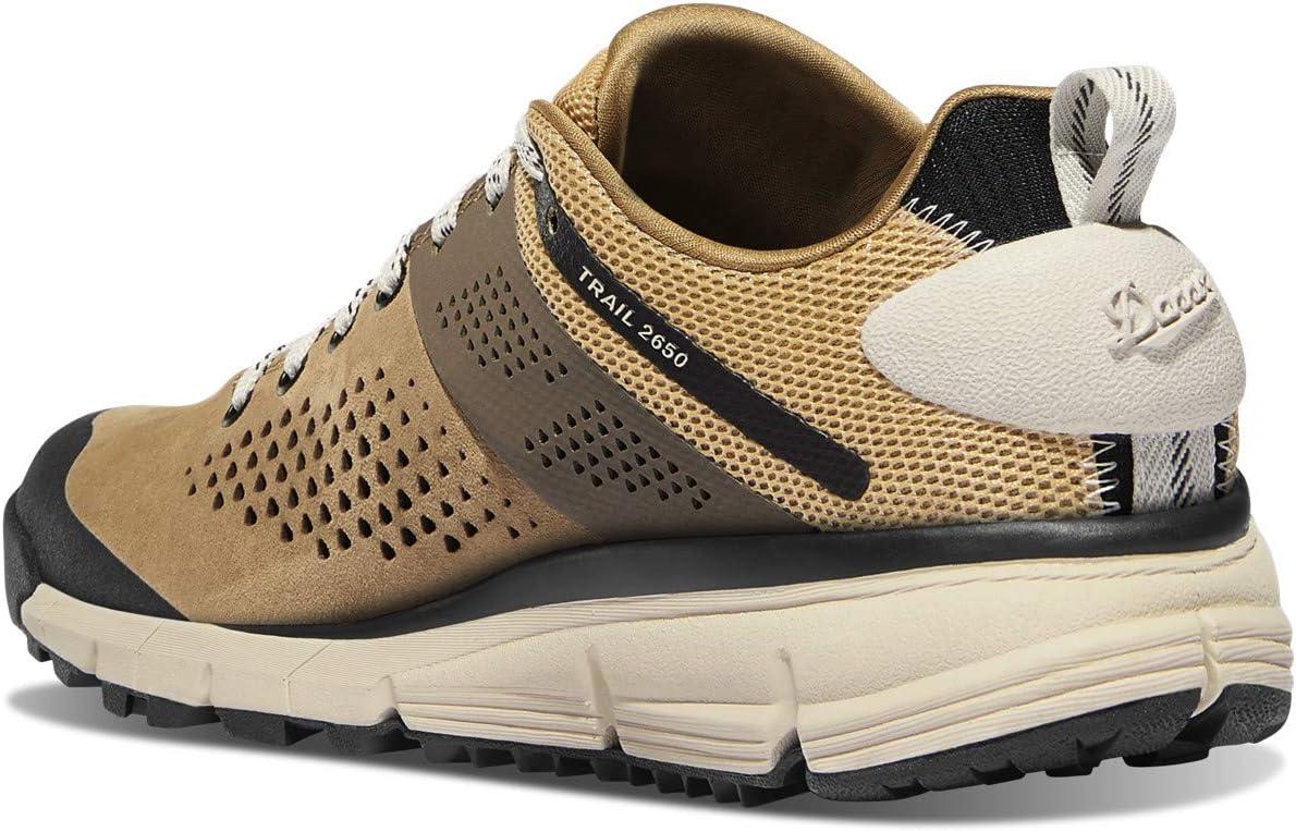 imageDanner Trail 2650 3 Hiking Shoes for Women Durable Suede ampamp Textile Upper with Breathable Mesh Lining Ortholite Footbed ampamp Vibram Traction OutsoleBronzeWheat