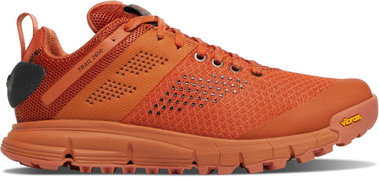 imageDanner Trail 2650 3 Hiking Shoes for Women Durable Suede ampamp Textile Upper with Breathable Mesh Lining Ortholite Footbed ampamp Vibram Traction OutsoleClay