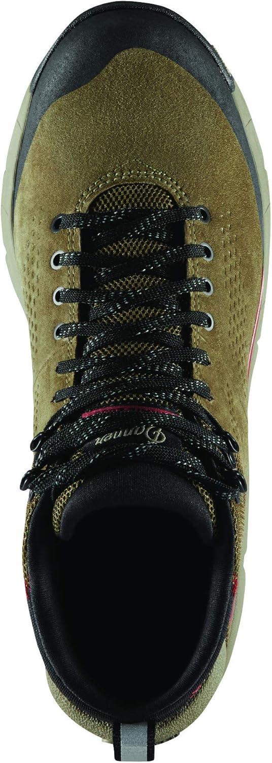 imageDanner Trail 2650 GoreTex Mid 4quot Waterproof Hiking Shoes for Men Suede and Textile Upper with Comfort Footbed EXO Heel System ampamp Traction OutsoleDusty Olive