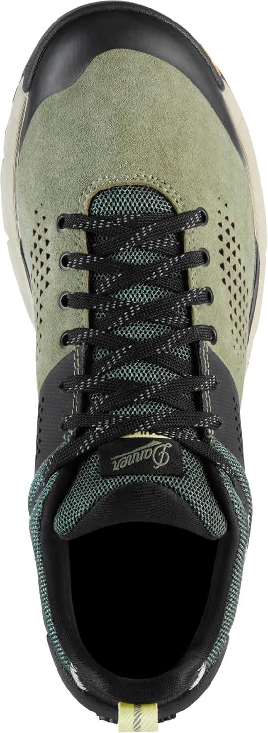 imageDanner Trail 2650 Hiking Shoes for Men Durable Suede Lightweight Textile with Breathable Mesh Lining Ortholite Footbed ampamp Vibram Traction OutsoleOil GreenJet Black