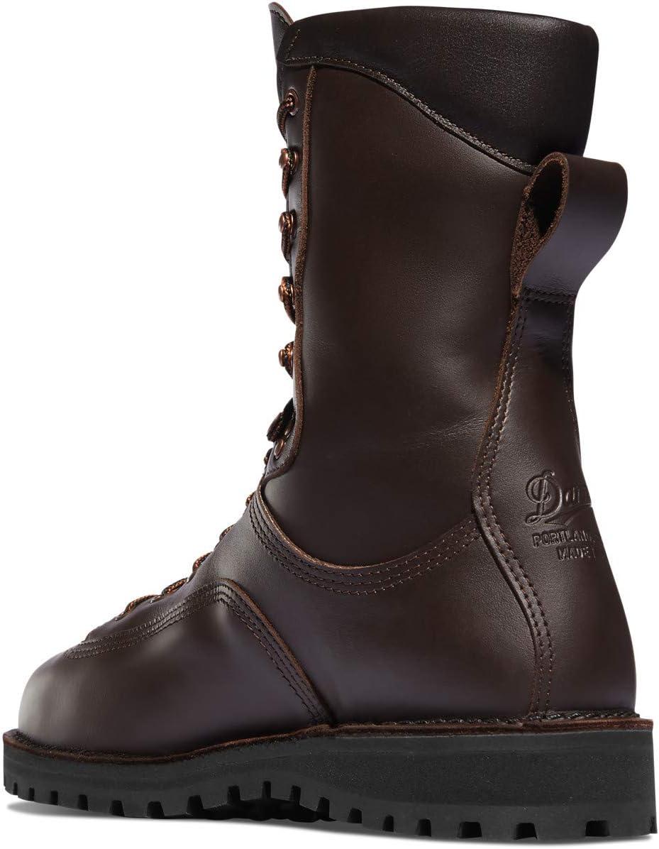 imageDanner Trophy 10quot Mens Hunting Boots Waterproof Insulated Leather for Winter Snow ampamp Mud Durable USA MadeBrown