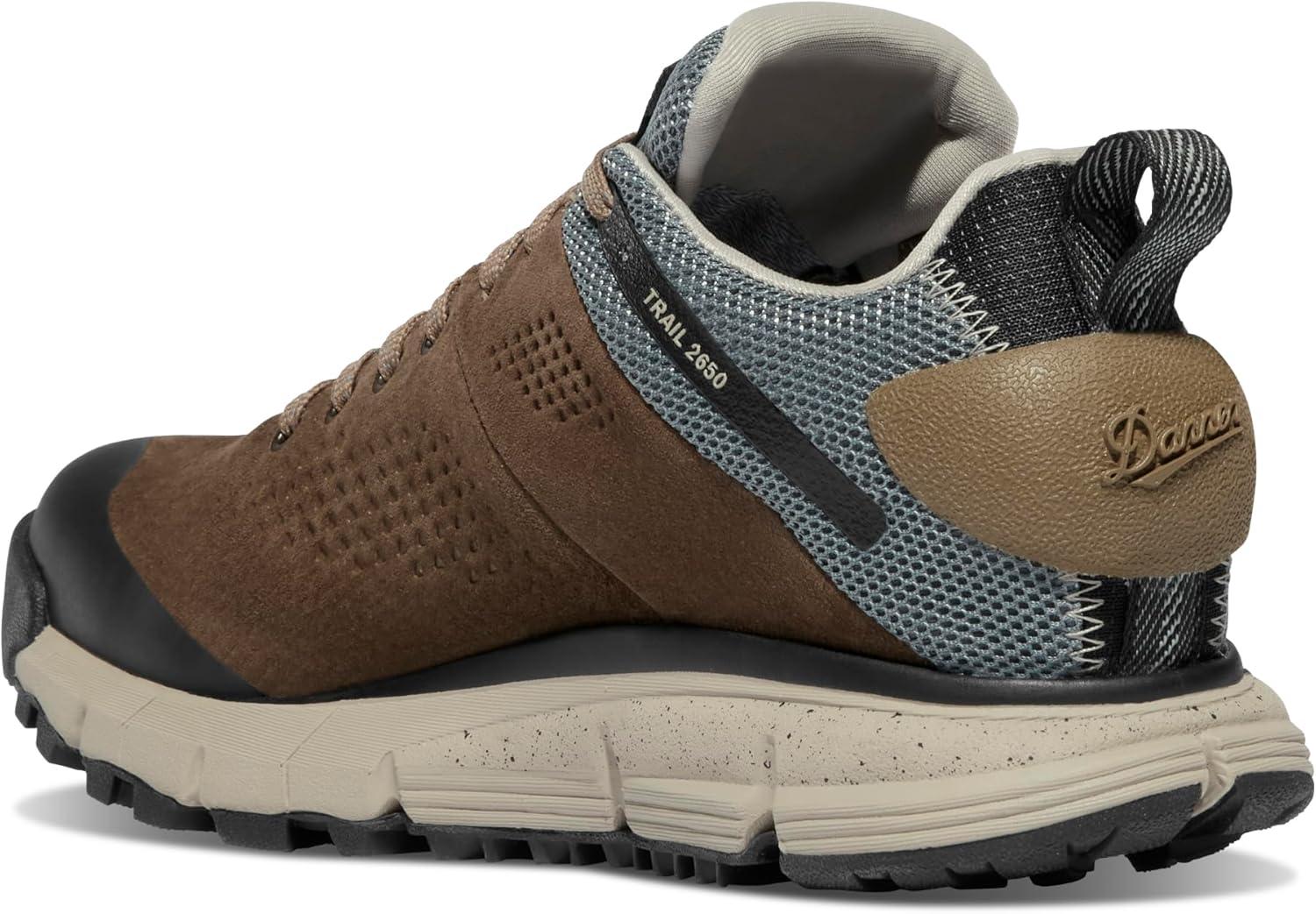 imageDanner Womens 68965 Trail 2650 Campo 3quot GoreTex Hiking ShoeKangaroo BrownStormy Weather