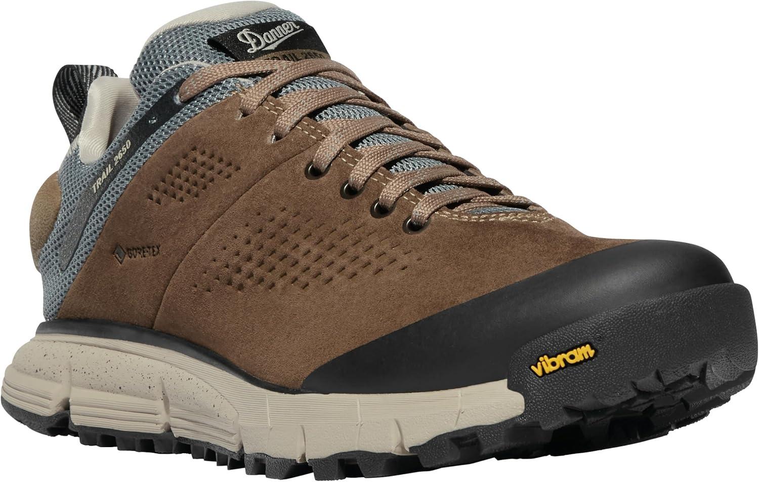 imageDanner Womens 68965 Trail 2650 Campo 3quot GoreTex Hiking ShoeKangaroo BrownStormy Weather