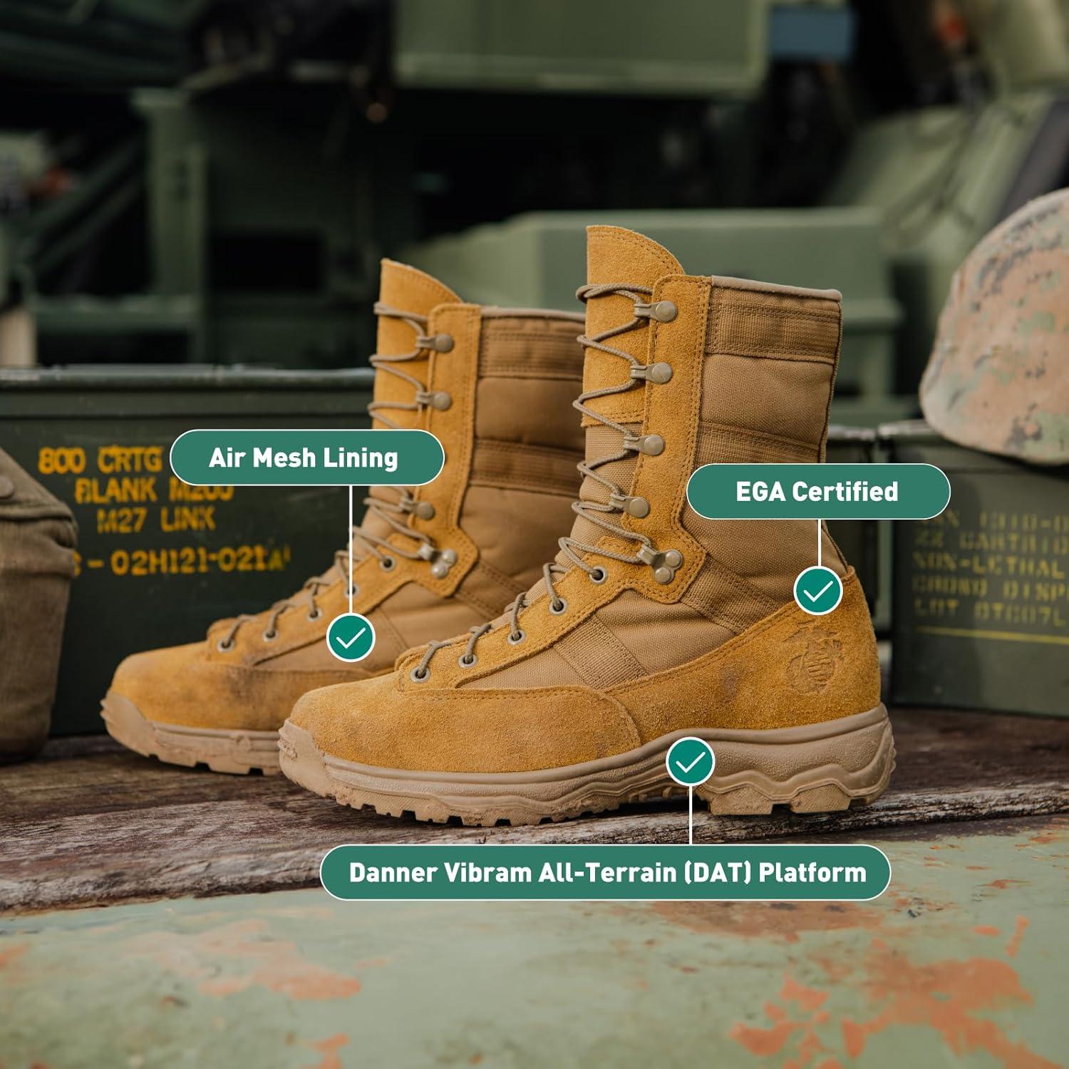 imageDanner mens Military BootMilitary and Tactical BootCoyoteEga