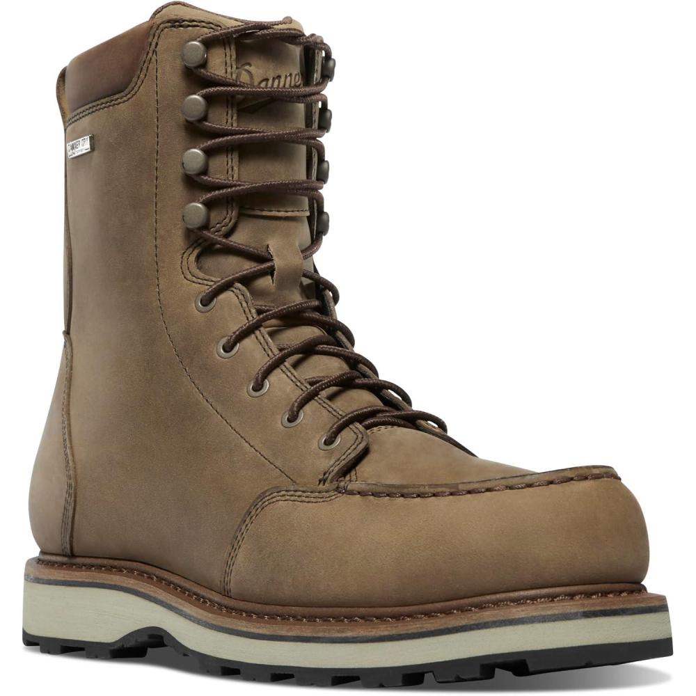 imageDanner Mens Cedar River Moc Toe Hunter 8quot Hunting BootTimberwolf