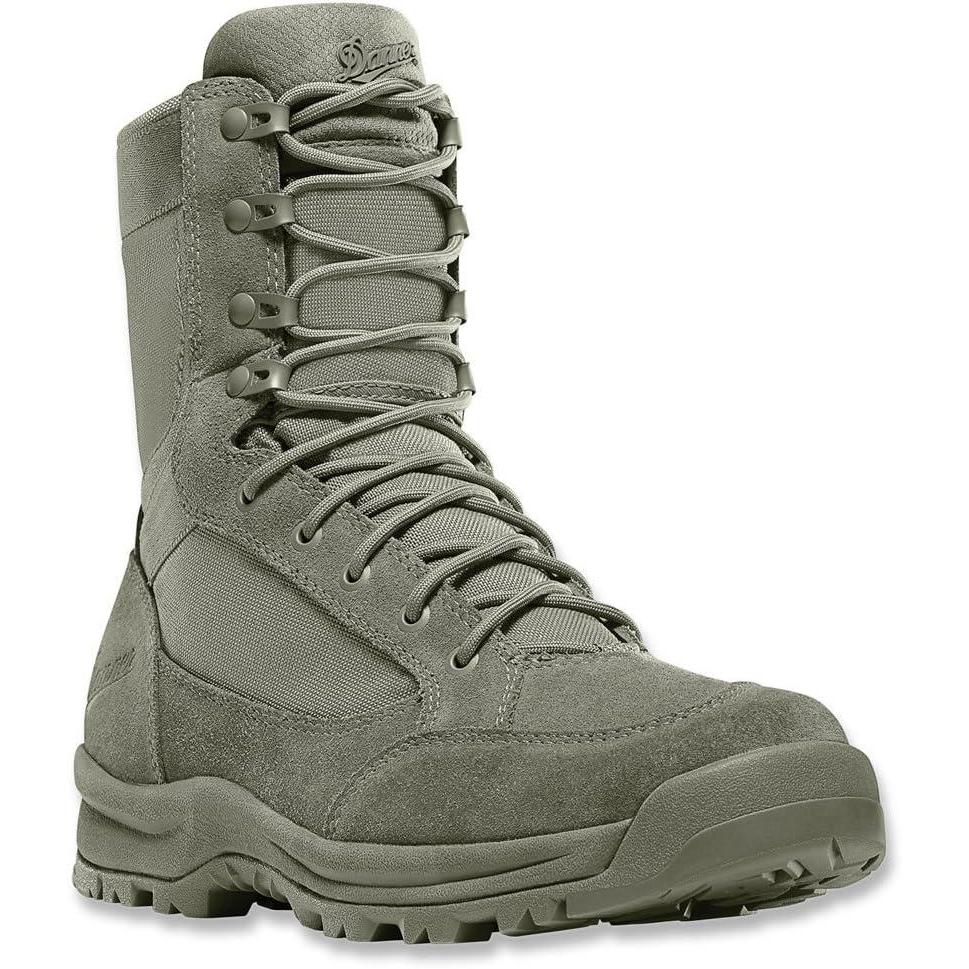 imageDanner Tanicus Military Boots for Men Made with RoughOut Leather and 1000D Nylon with SlipResistant Outsole and Comfort Footbed AR 6701 CertifiedSage