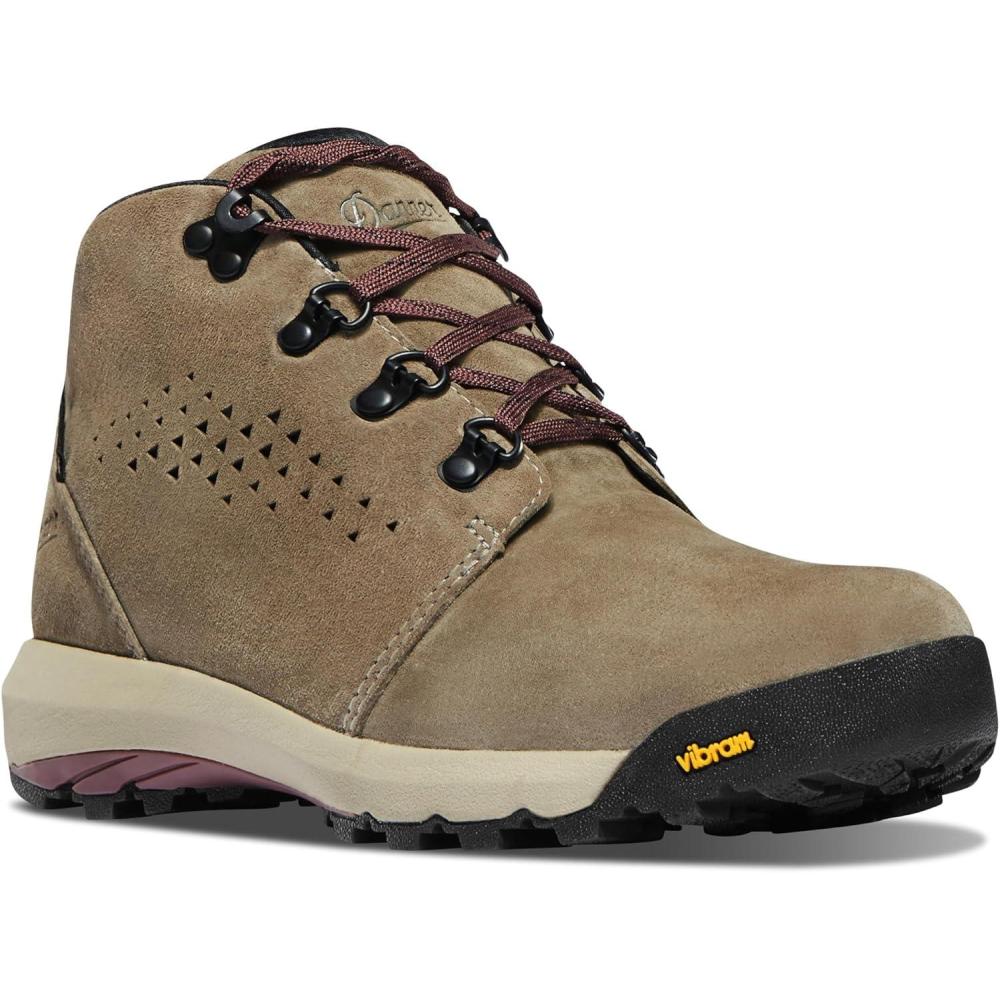 imageDanner Womens Inquire Chukka Hiking BootGrayPlum Suede