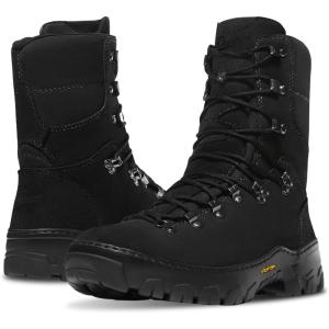 Danner 8″ Wildland Tactical Firefighter Boots for Men & Women – Fire-Resistant Leather, EH-Rated, with Oil- and Slip-Resistant Outsole, Made in USA(Black)