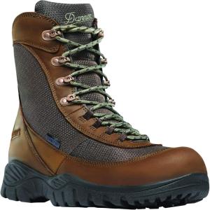Danner Element 8” Hunting Boots for Men – Waterproof Full-Grain Leather & 900D Nylon with Breathable Lining, Cushion Midsole, and Traction Outsole(Brown)