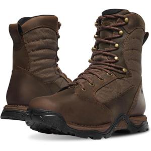Danner Pronghorn 8” Hunting Boots for Men – Waterproof Gore-Tex and Full-Grain Leather, Cushion Midsole, Torsion Shank, and Vibram Traction Outsole(Brown)