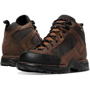 Danner Radical 452 5.5” Waterproof Hiking Boots for Men with Sanded Nubuck Leather, Scuff-Proof Toe Cap, Breathable Gore-Tex & Traction Outsole(Dark Brown)
