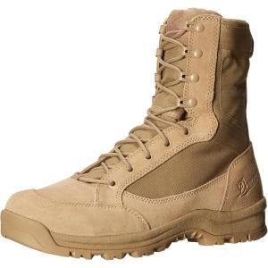 Danner Tanicus Military Boots for Men Made with Rough-Out Leather and 1000D Nylon, with Slip-Resistant Outsole and Comfort Footbed, AR 670-1 Certified(Tan)