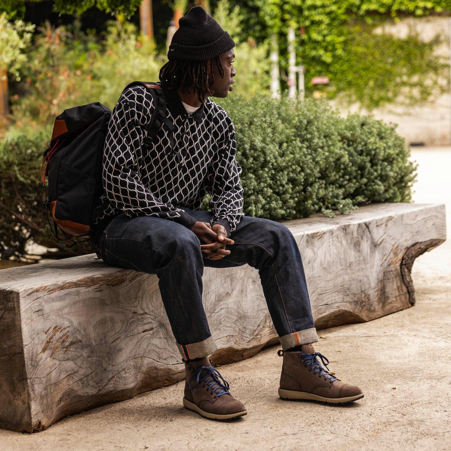 imageDanner Logger 917 6quot Waterproof Hiking Boots for Men FullGrain Leather with Breathable GoreTex Vibram SPE Midsole and 917 Traction OutsoleCap Toe Bracken