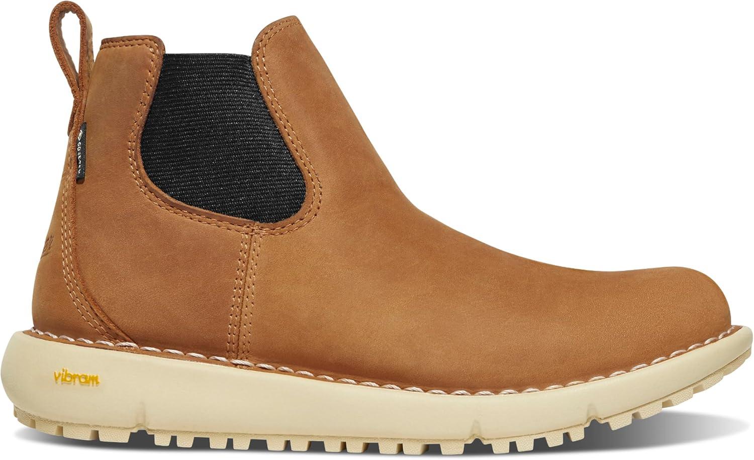 imageDanner Tramline Chelsea 917 GoreTex Womens Boots FullGrain Leather Waterproof Versatile for City ampamp AdventureRoasted Pecan