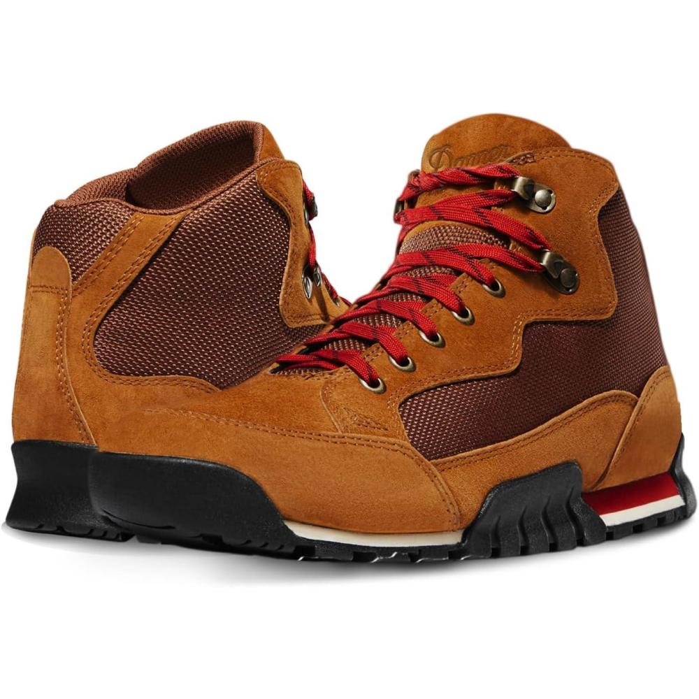 imageDanner Skyridge Hiking Boots for Men  Waterproof with Durable Suede ampamp Cotton Ripstop Upper Breathable Lining Comfort Footbed ampamp Traction OutsoleCathay Spice