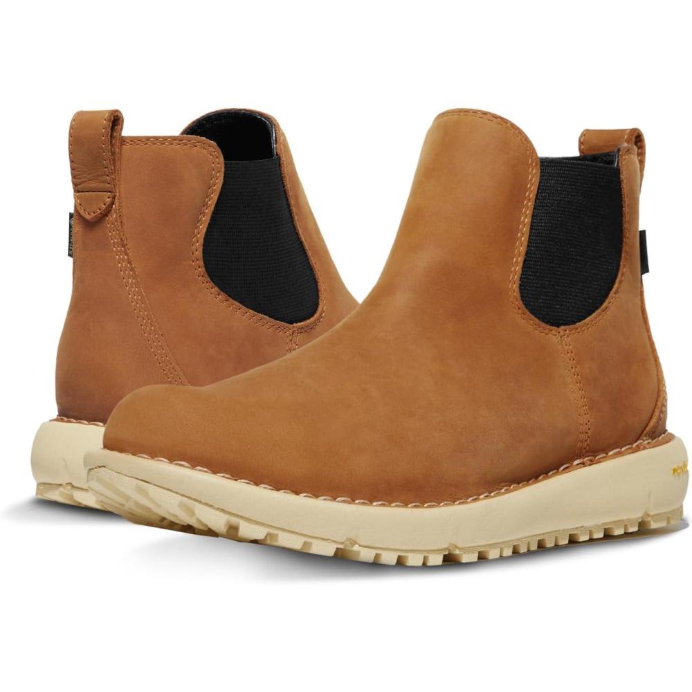 imageDanner Tramline Chelsea 917 GoreTex Mens Boots FullGrain Leather Waterproof Versatile for City ampamp AdventureRoasted Pecan