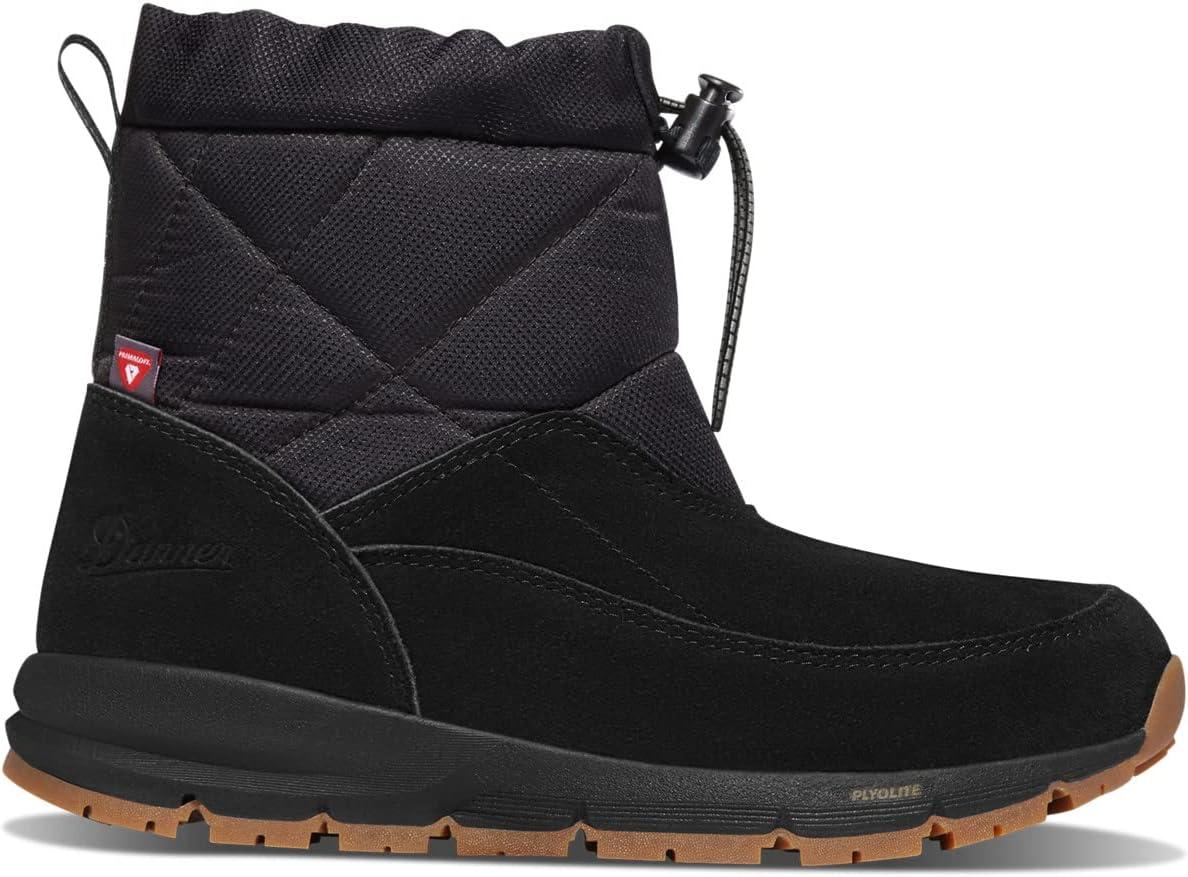 imageDanner Womens Cloud Cap 400G Black Suede Snow BootsBlack
