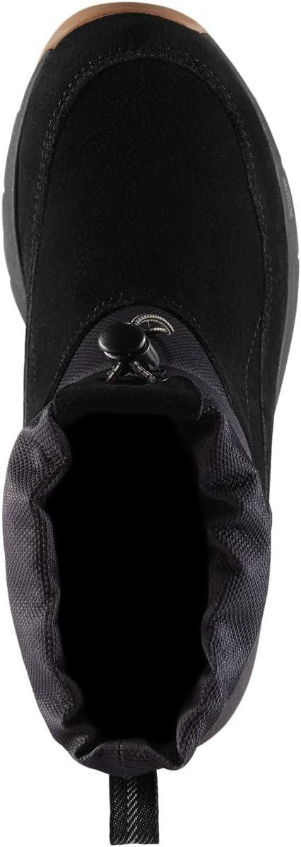 imageDanner Womens Cloud Cap 400G Black Suede Snow BootsBlack