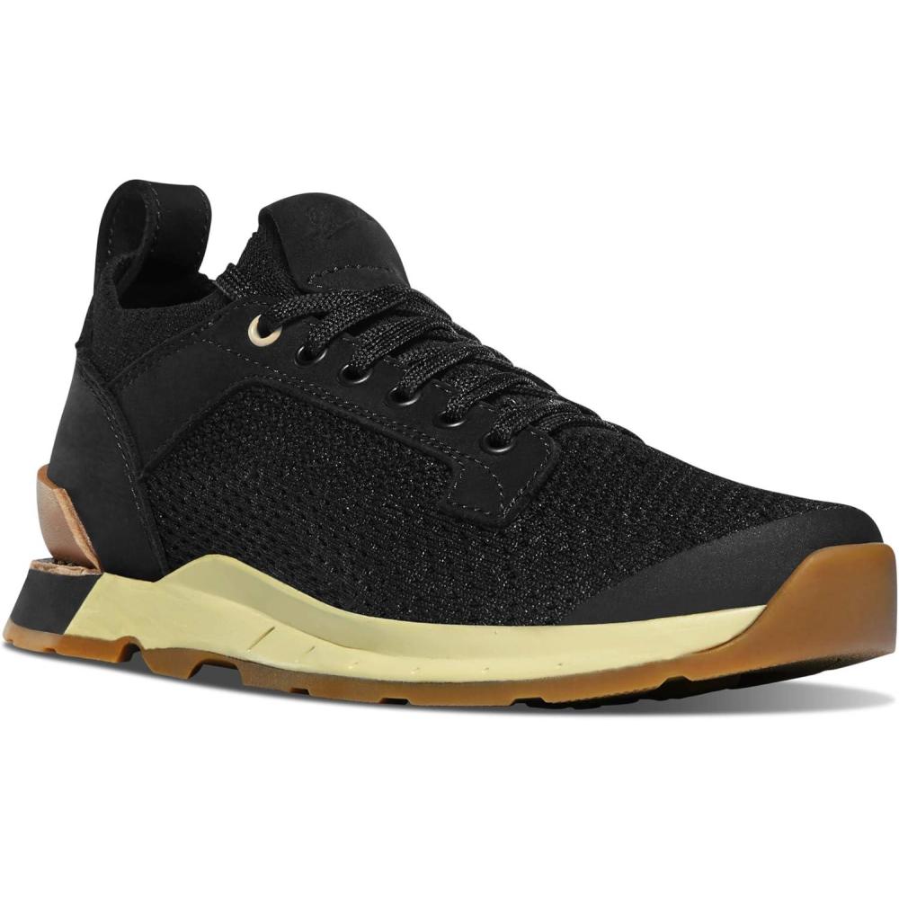 imageDanner Womens 31713 Overlook Knit Low 3quot Lifestyle Shoe Jet BlackJet Black