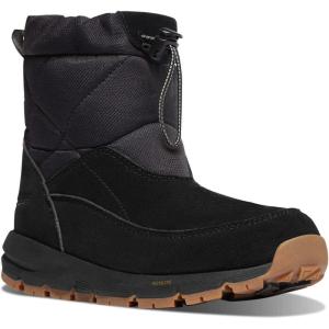 Danner Womens Cloud Cap 400G Black Suede Snow Boots(Black)